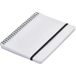 Altitude Noodle A5 Spiral Notebook Solid White Closed
